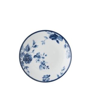 Asjett 12 cm Laura Ashley Petit four blå / hvit China rose