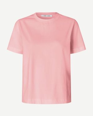Sacamino SS T-Shirt Bleached Mauve Pigment