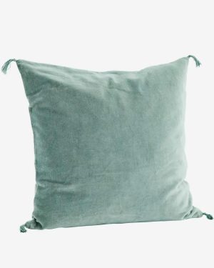 Velvet cushion with filling Aqua