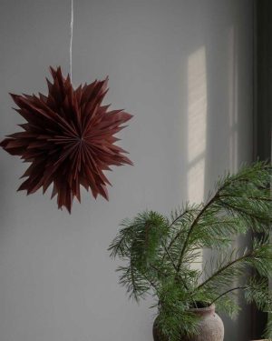 Oslo Julestjerne Red Ocre 44 cm