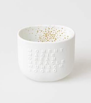 Tealight holder Moment, magic, dreams 8,5x6x7 cm
