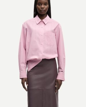 Salova pocket shirt Orchid Fudge