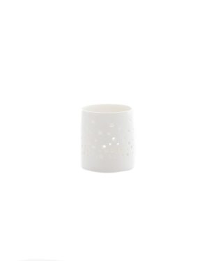 Søgne hvit t - lysholder Dots Small