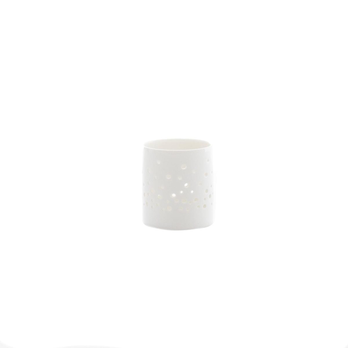 Søgne hvit t - lysholder Dots Small