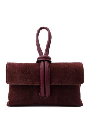 Barletta Veske Semsket Bordeaux Suede