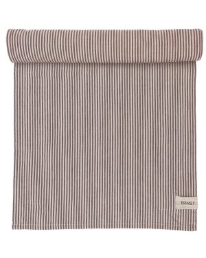 Løper 45 x 250cm - rød / beige