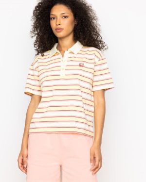 Evelyn Polo Tee Sunny Stripe