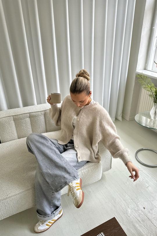 IdaIC Cardigan Beige