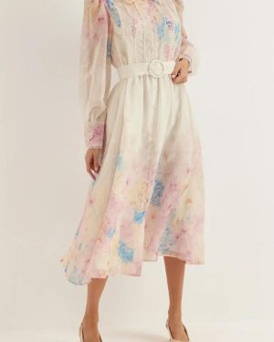 Yasflorence LS Long Dress Pristine