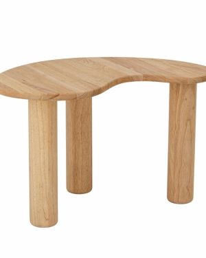Luppa sofabord Natur Gummitre