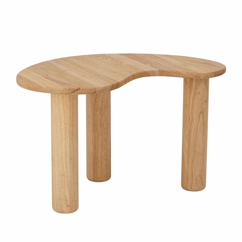 Luppa sofabord Natur Gummitre