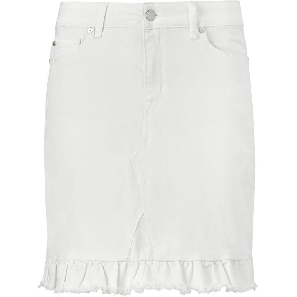 Alexa Frill Skirt White