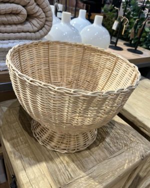 Wicker Basket Dora Pot Low