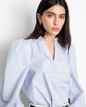 Infinity Blouse Light Blue
