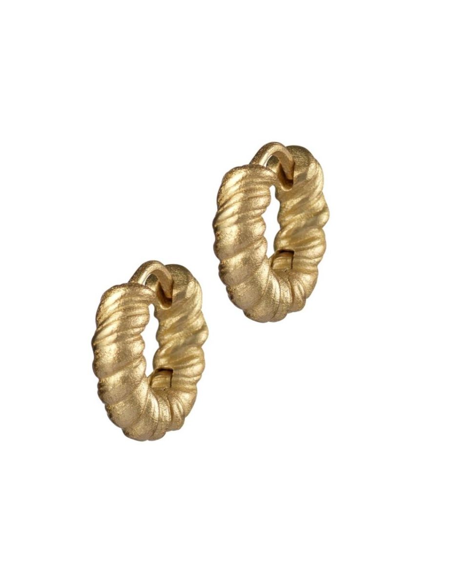 Cable Hoop - Gold