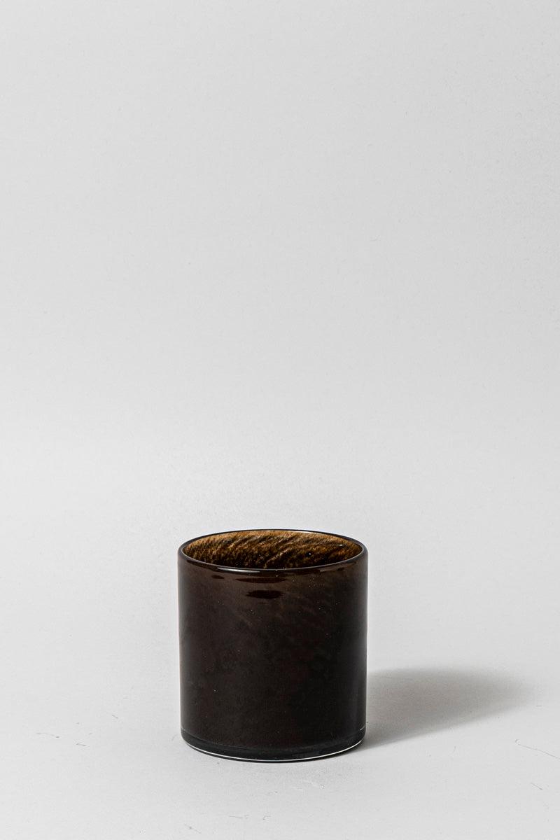 Lyric Candle holder small Dark Brown