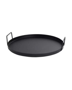 sögne fat metal rund svart