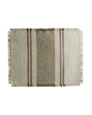 Dekkebrikke stripe Sand