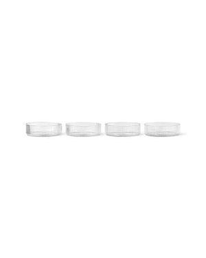 Ripple Serwing Bowls Clear