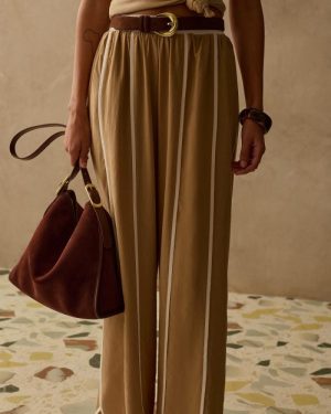 The Elayna Pants Tan