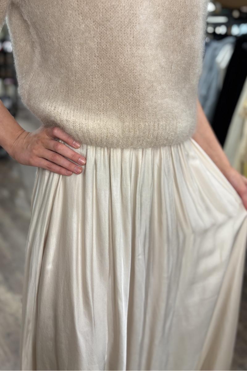 Skjørt Langt Beige