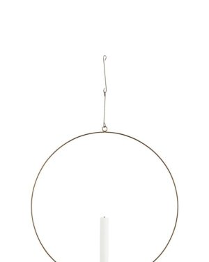 Wire Ring W/Candle Holder