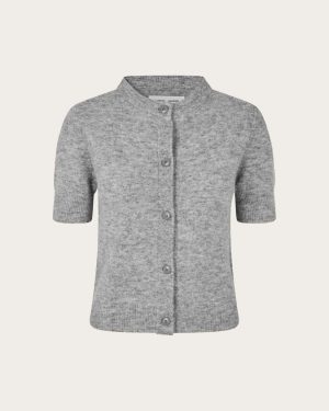 Sanoura SS Cardiagan - Grey melange
