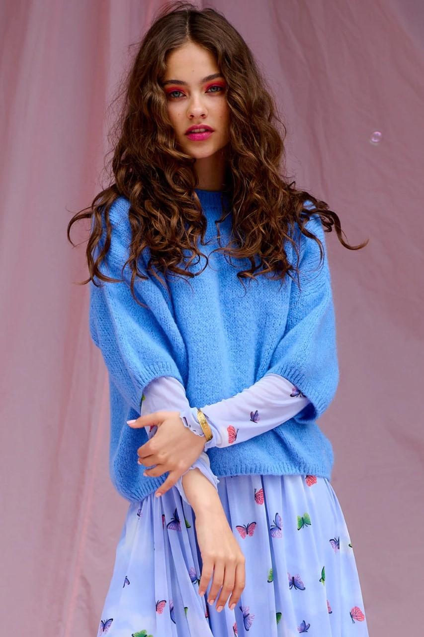 Mimi Knit Jumper Sky Blue