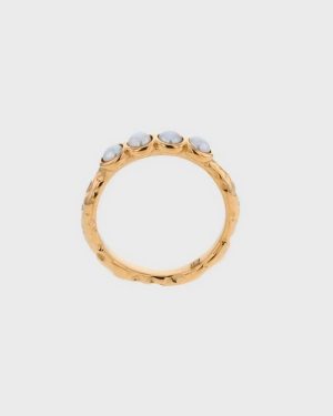 Pearl Row Ring