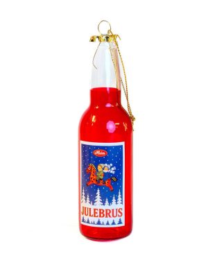 Julekule - Julebrus rød
