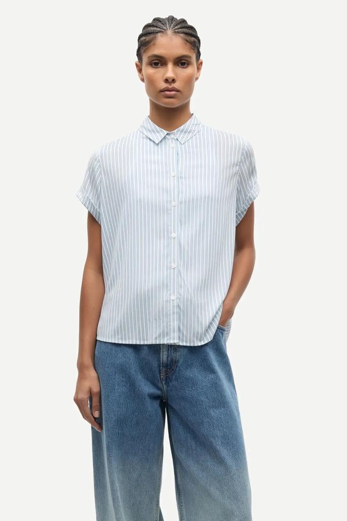 Majan ss Shirt Gray Dawn