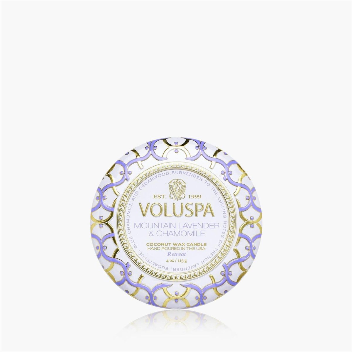 Mini Tin Candle - Mountain Lavender & Chamomile