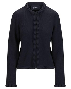 Claire Cotton Cardigan Navy