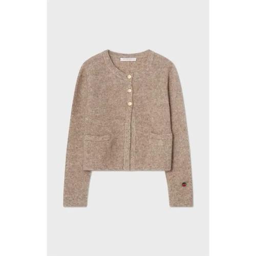 Sienna Rib Cardigag Mele Melange