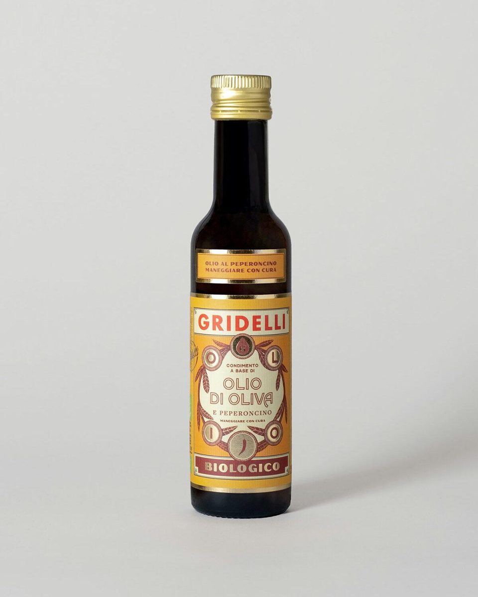 Gridelli Olivenolje med peperoncino - olio di oliva 250 ml