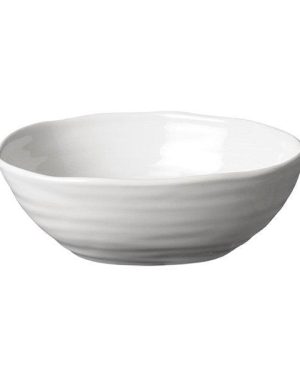 Skål Oval liten Capri 20x14x7,5 cm - Hvit
