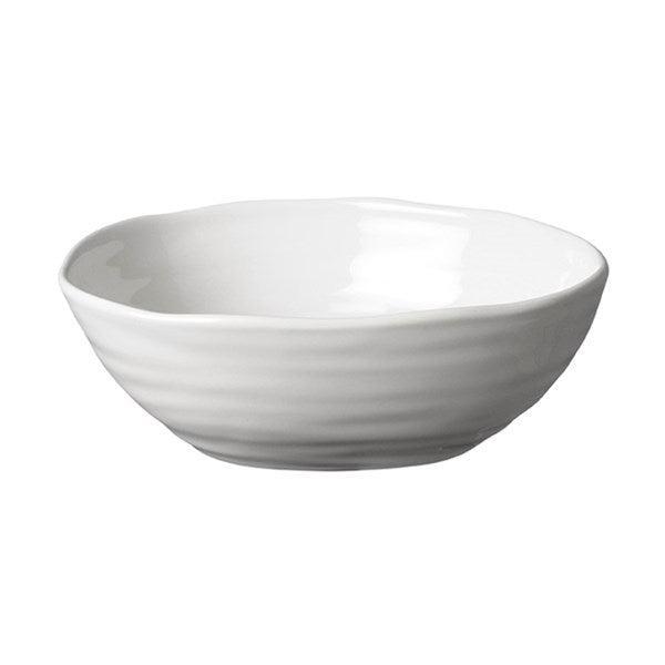 Skål Oval liten Capri 20x14x7,5 cm - Hvit