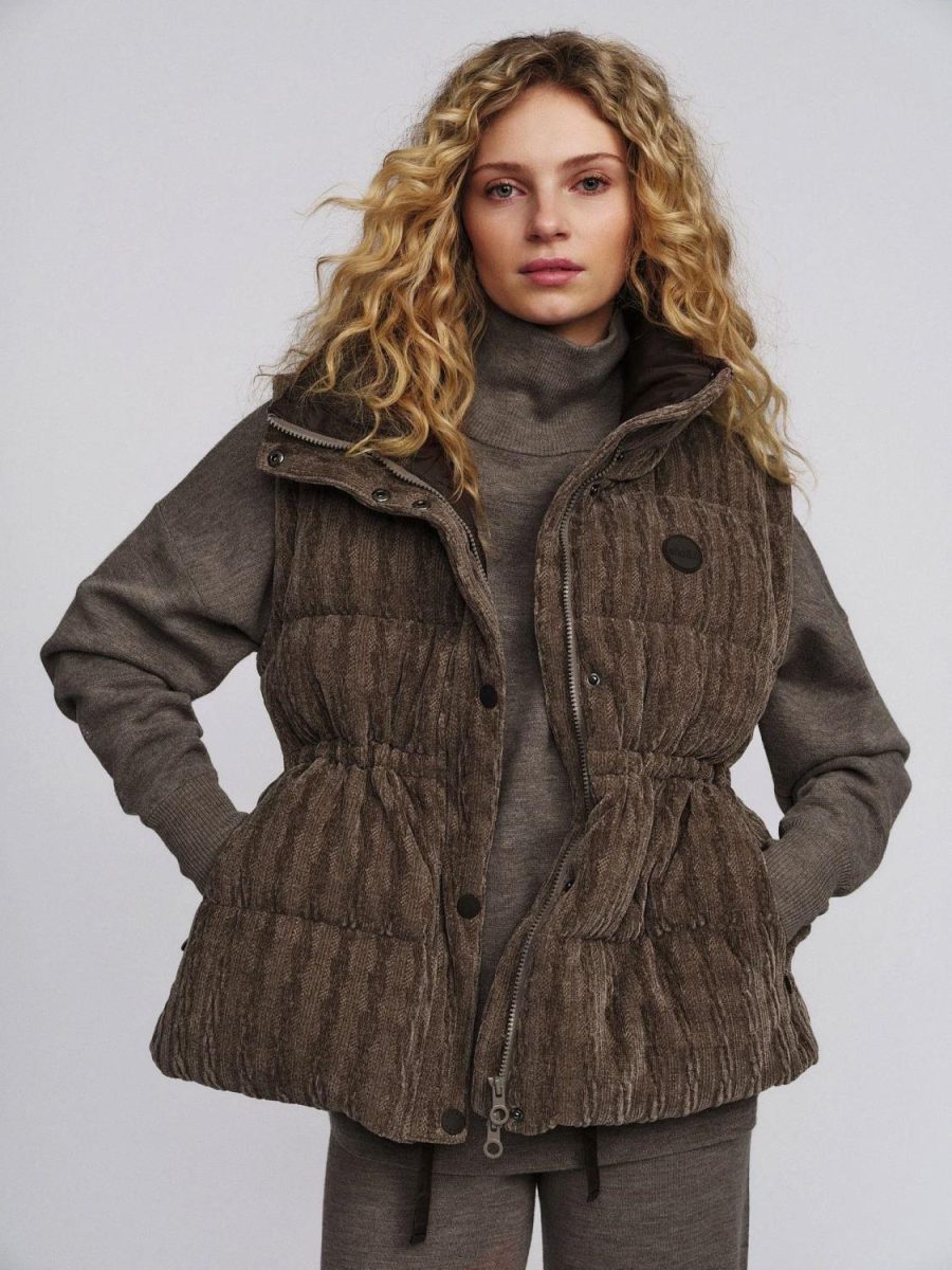 Ninni Down Vest Brown