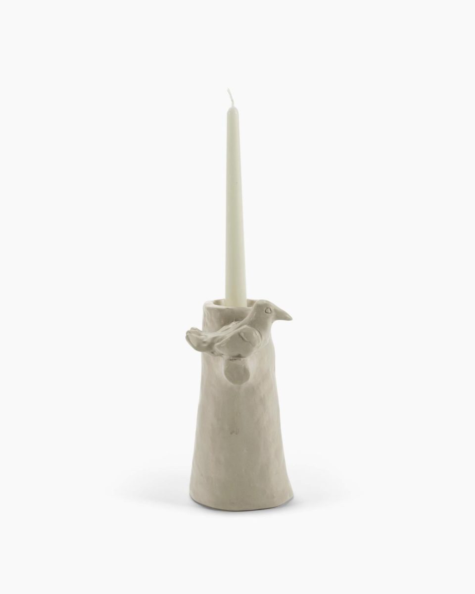 Candle holder beige Cosas lindas