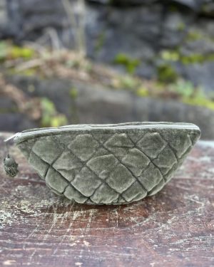 Sminkepung velur 15xH10 cm military