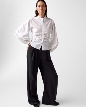 Velora Poplin Shirt White