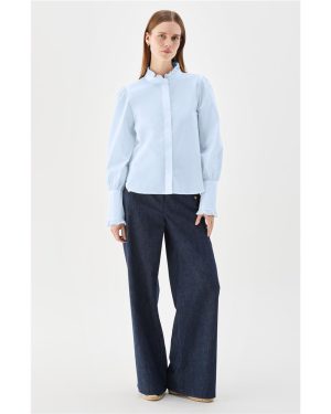 Maira Blouse Ice Blue
