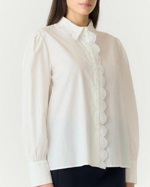 Yasane LS Shirt White