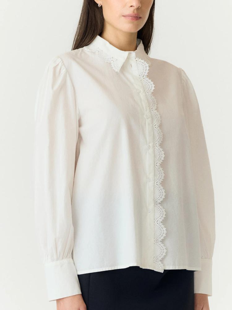 Yasane LS Shirt White