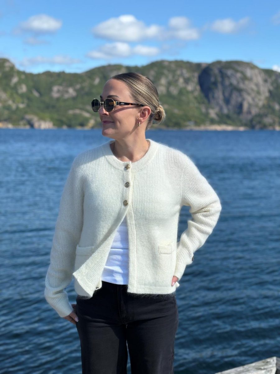 Sienna Rib Cardigan Ecru