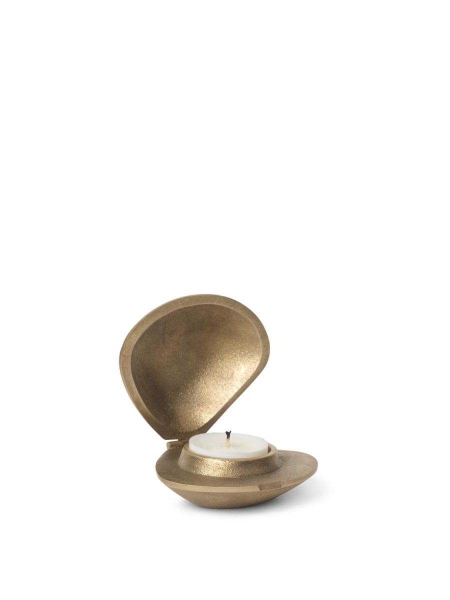 Clam Candle Holder - Bras