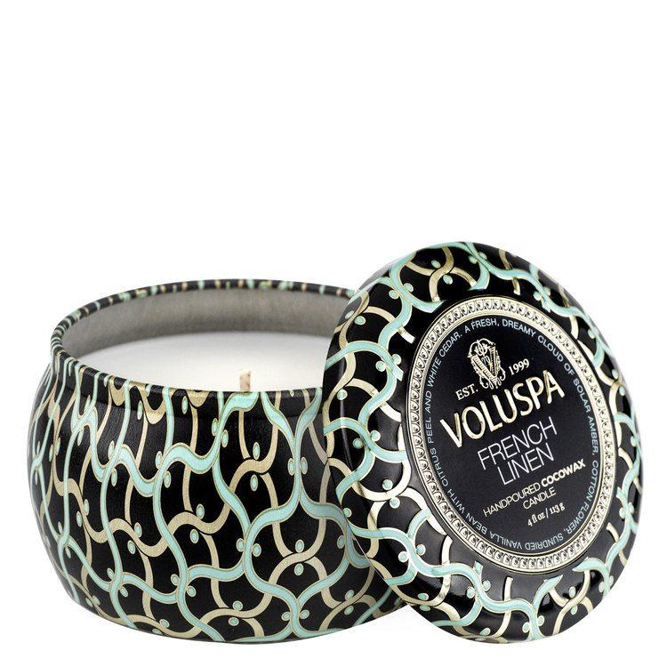 Mini tin Candle 25 timer Fresh Linen