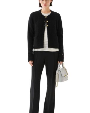 Sienna Rib Cardigan Black