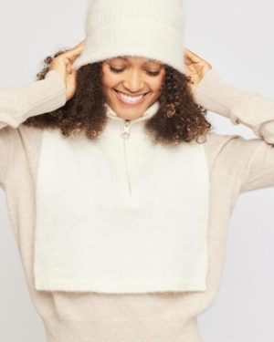 Silje Chunky Hat Bright White One Size