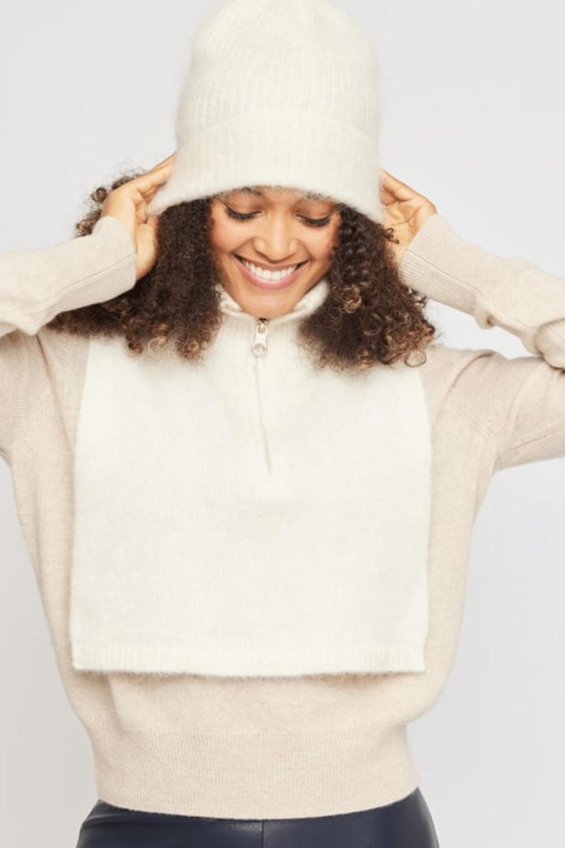 Silje Chunky Hat Bright White One Size